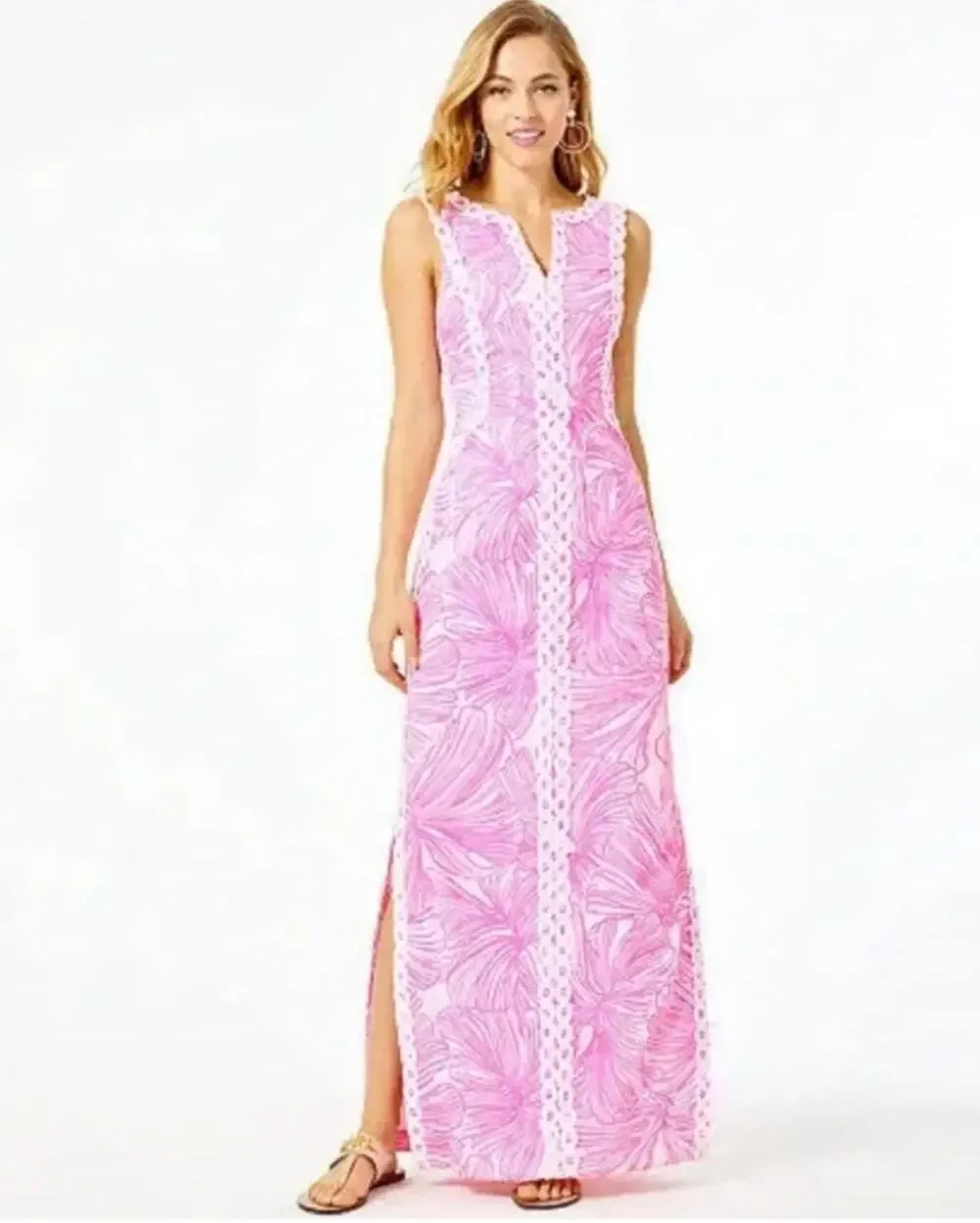 lilly pulitzer daise stretch maxi dress lilly spring 2020
